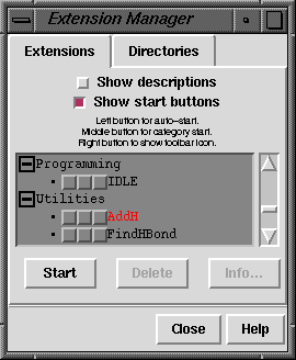 Extension Manager