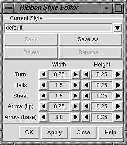 Ribbon Style Editor - default style