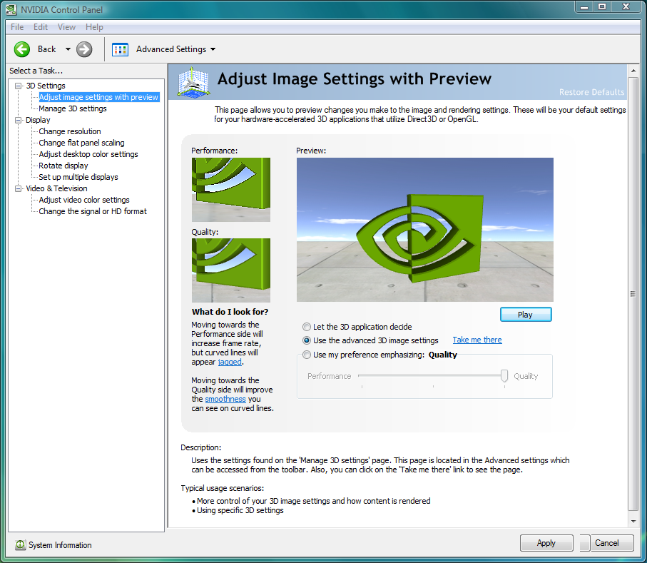 Nvidia Windows Vista Home Premium