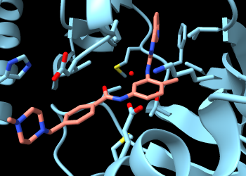 imatinib binding site