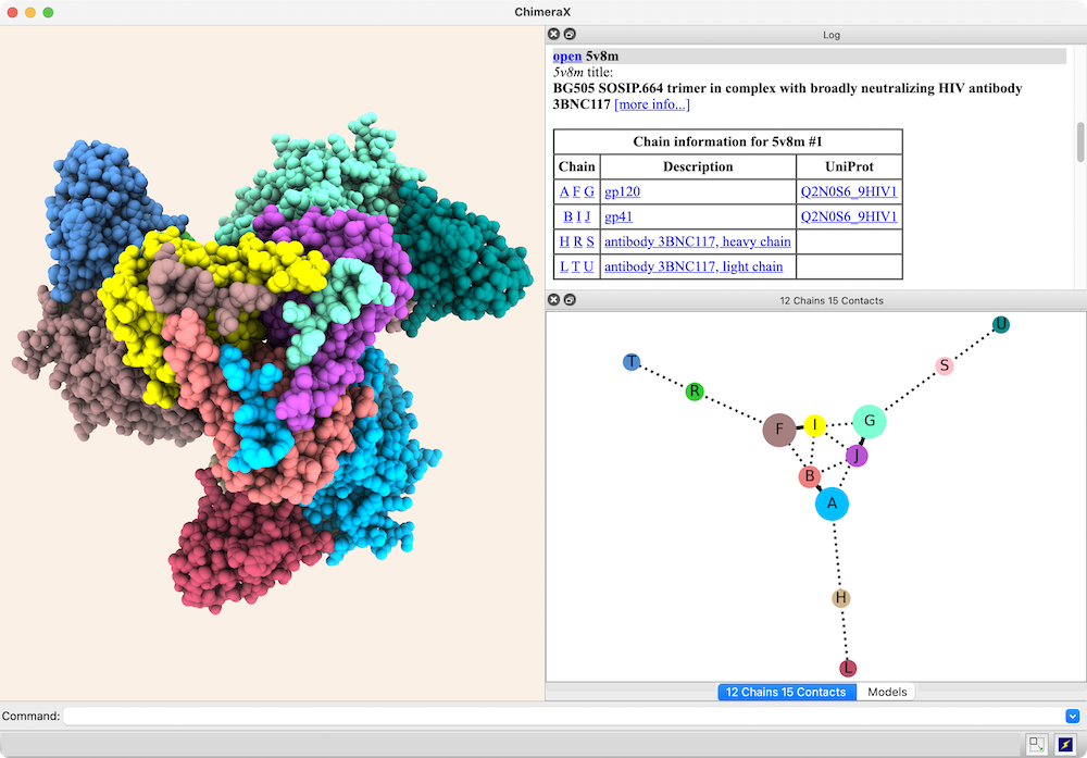 click to enlarge... 5v8m chain network screenshot