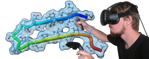 click to enlarge... man and molecule