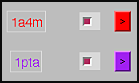 PDB IDs, display and color controls