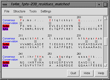 pairwise sequence alignment