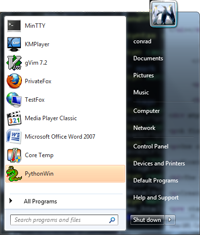 Start menu image