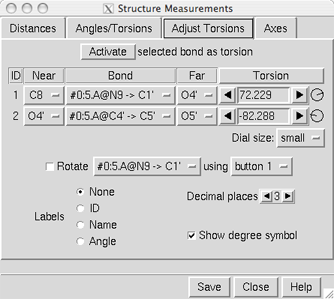 Adjust Torsions