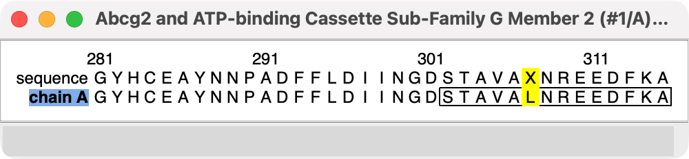 mutation structure sequence alignment